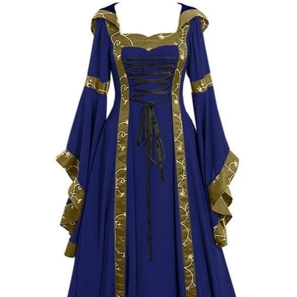 Elven Steampunk Dress Blue / XL