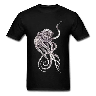 Steampunk Black Octopus T-shirt