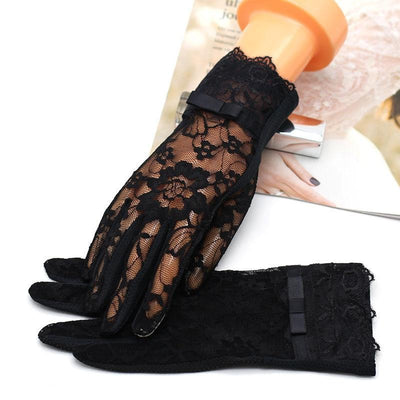 Black Steampunk Gloves - Black - Steampunk Gloves