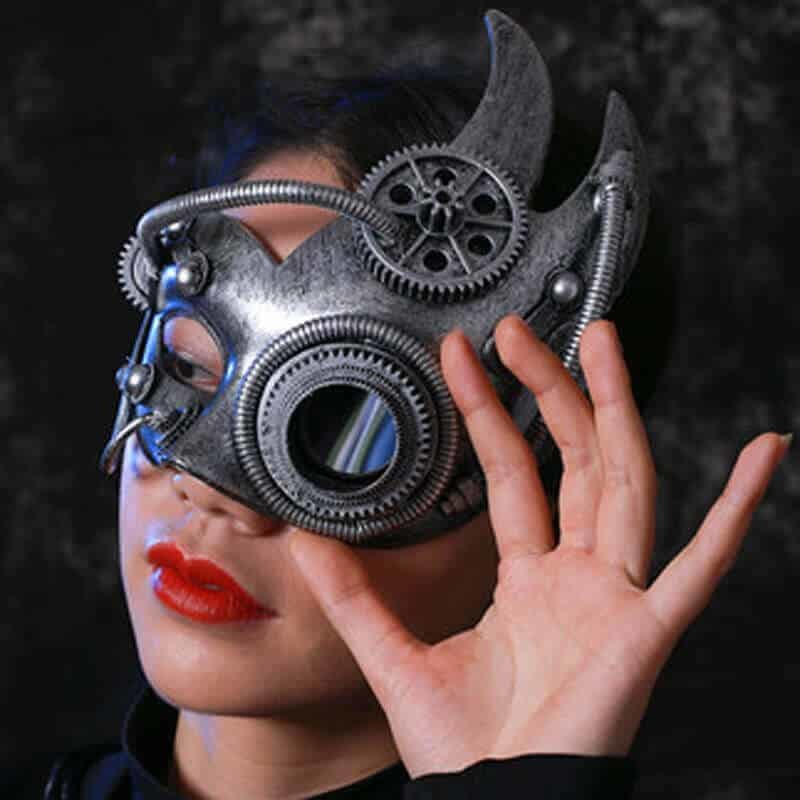 Steampunk Half Mask Steampunkstyler