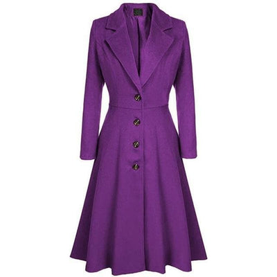 Purple Steampunk Classic Coat