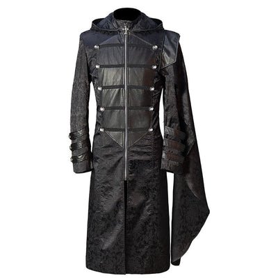 STEAMPUNK GOTHIC TRENCH COAT - S