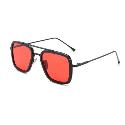 Steampunk Iron Man sunglasses - Red - Steampunk Sunglasses