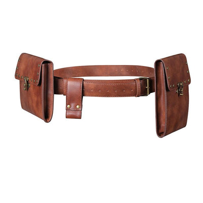 Steampunk Pirate Belt - Brown - Steampunk Belt
