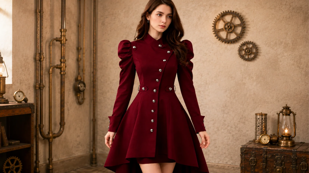 Steampunk Coat Womens