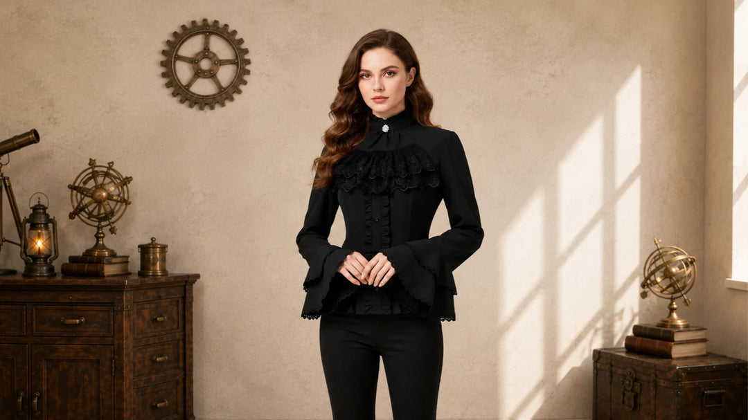 Steampunk Shirt Womens