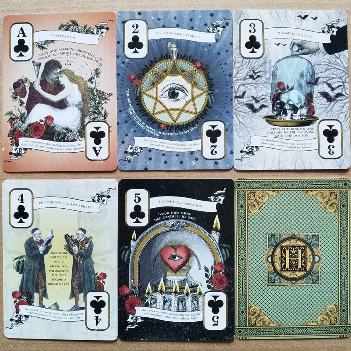 54-Cards Vintage Steampunk Design
