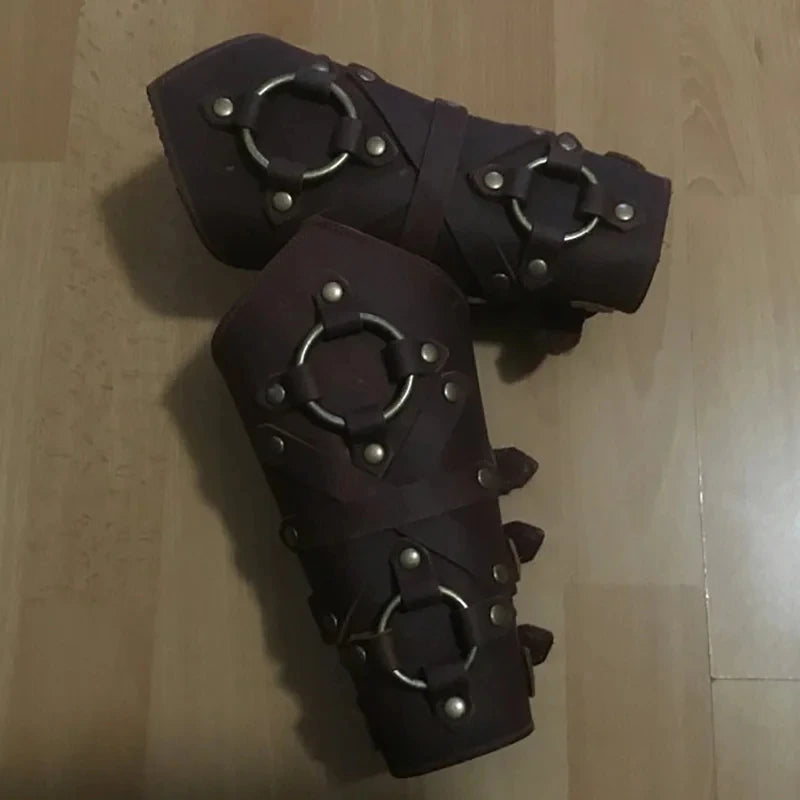Adjustable Steampunk Arm Armor With Buckles fashion