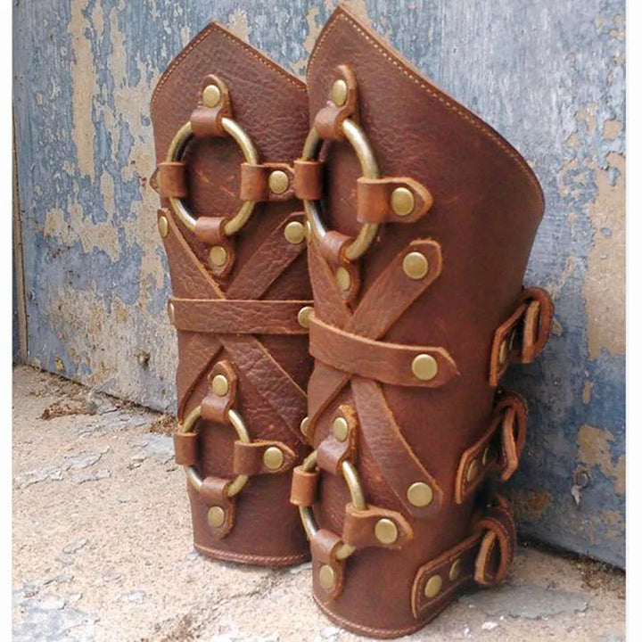 Adjustable Steampunk Arm Armor With Buckles stylish