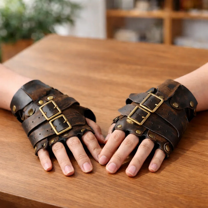 Adjustable Steampunk Cosplay Gloves