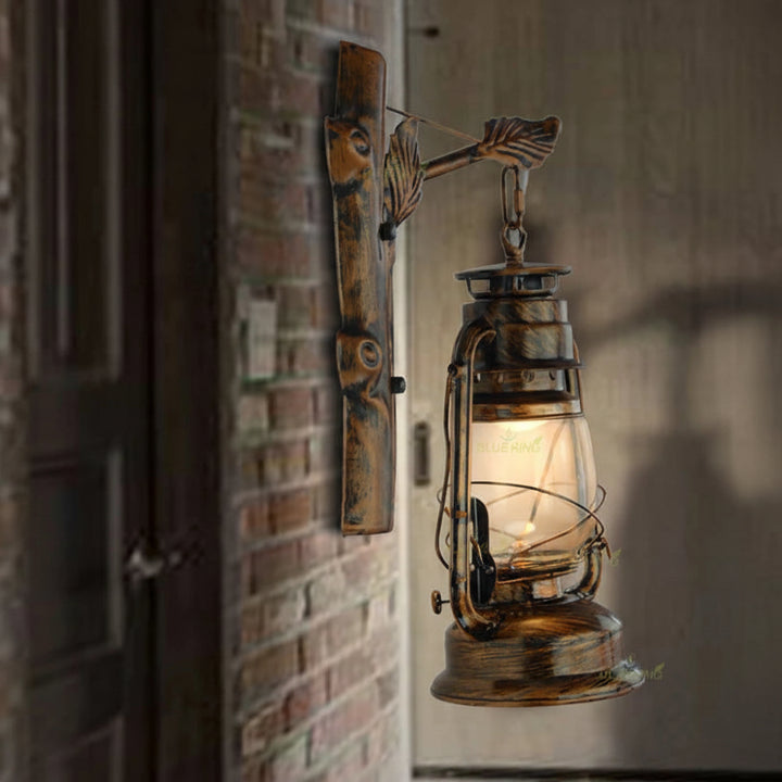 Antique Steampunk Hanging Lantern unique
