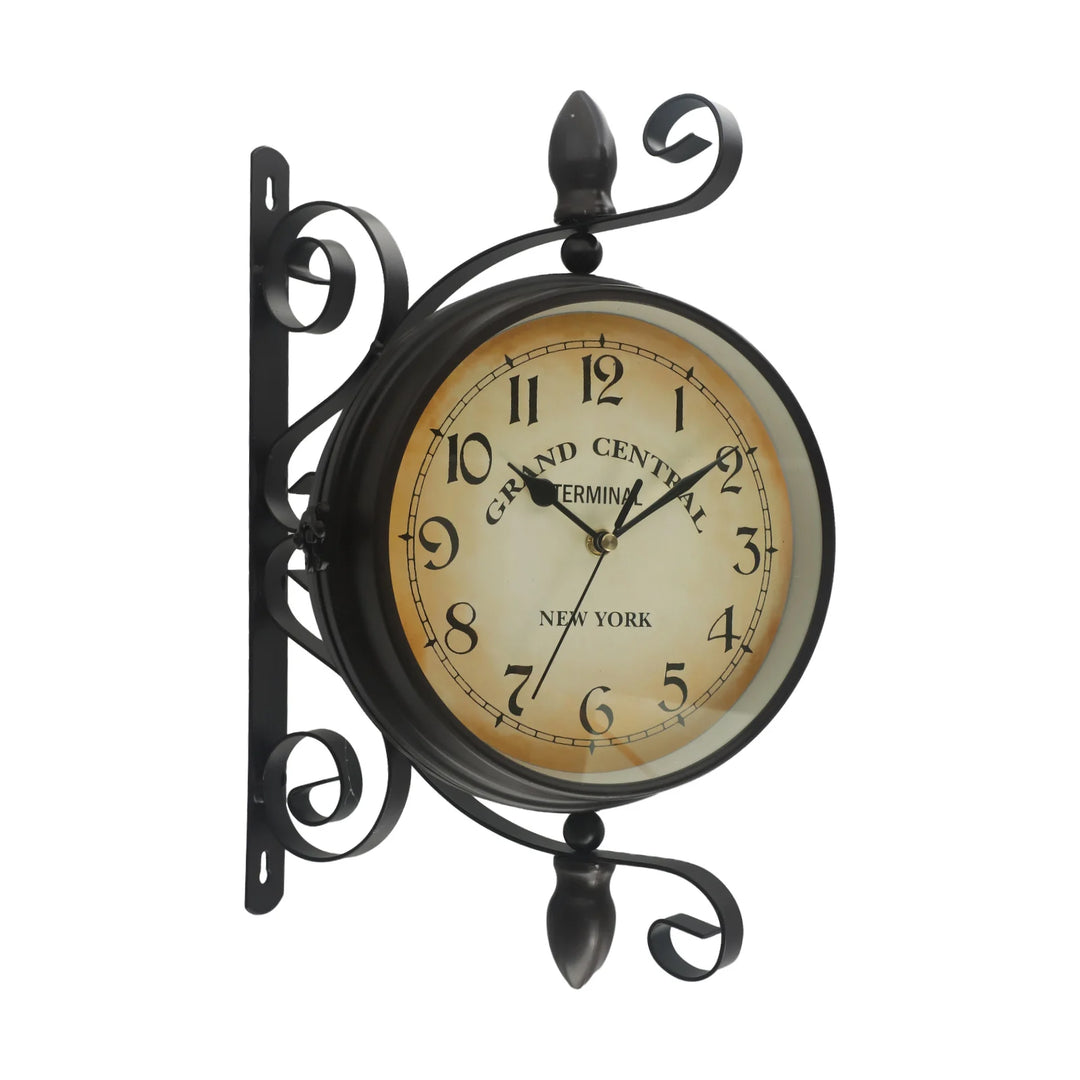 Antique Steampunk Iron Wall Clock chic
