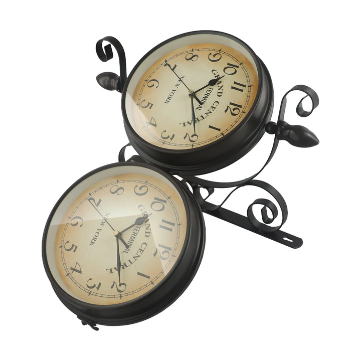 Antique Steampunk Iron Wall Clock unique