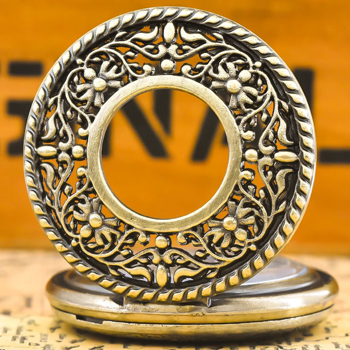 Artistic Retro Steampunk Pocket Watch mechanical