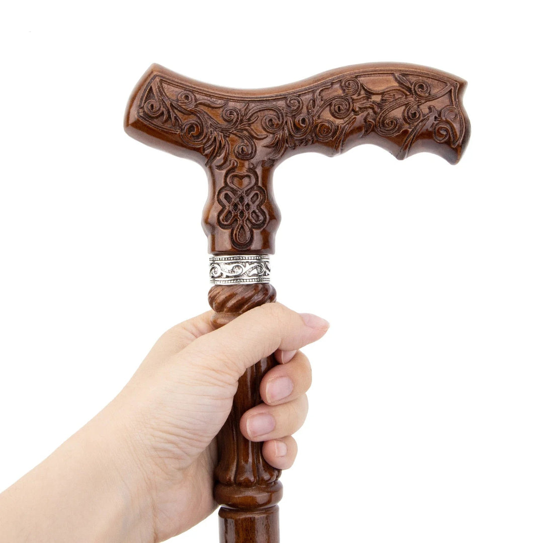 Artistic Wooden Steampunk Cane fantastic