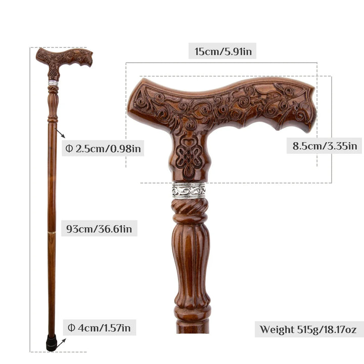 Artistic Wooden Steampunk Cane tendance