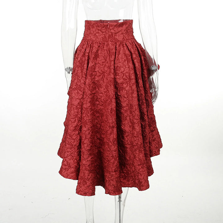 Asymmetrical Gothic Steampunk Skirt striking