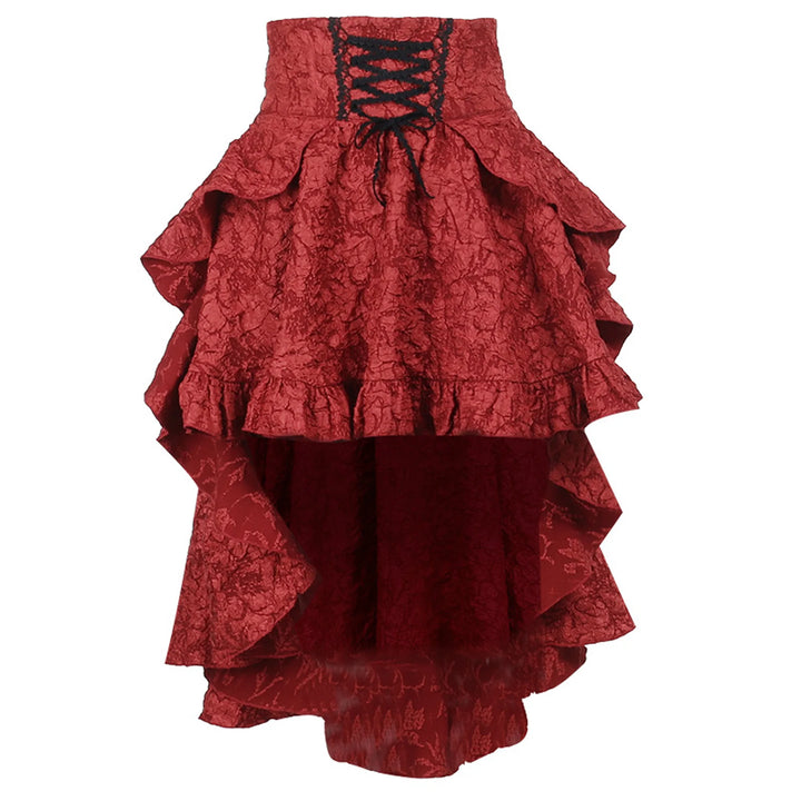 Asymmetrical Gothic Steampunk Skirt unique