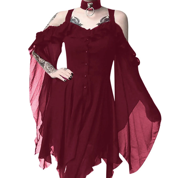 Asymmetrical Steampunk Elf Dress perfect