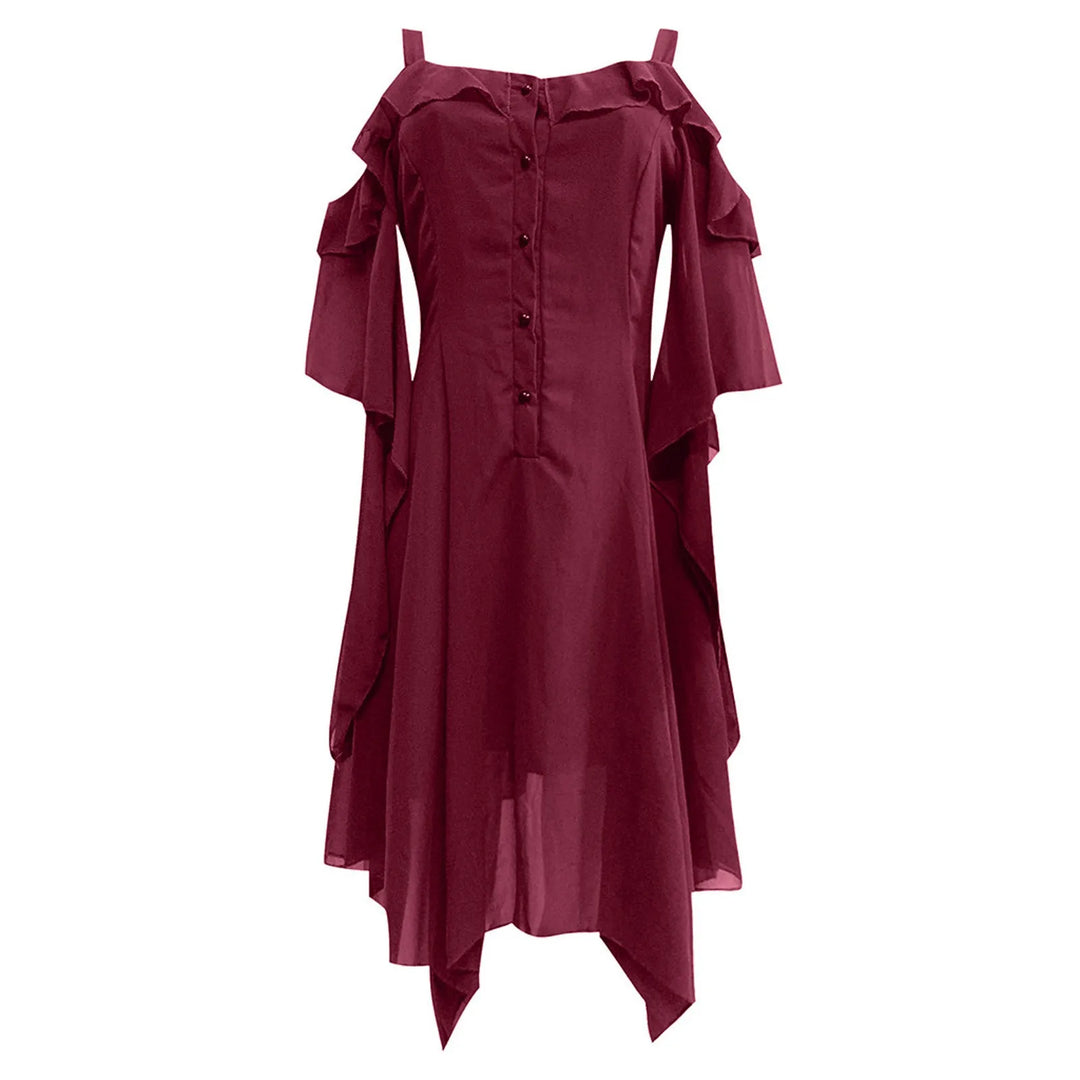 Asymmetrical Steampunk Elf Dress stylish