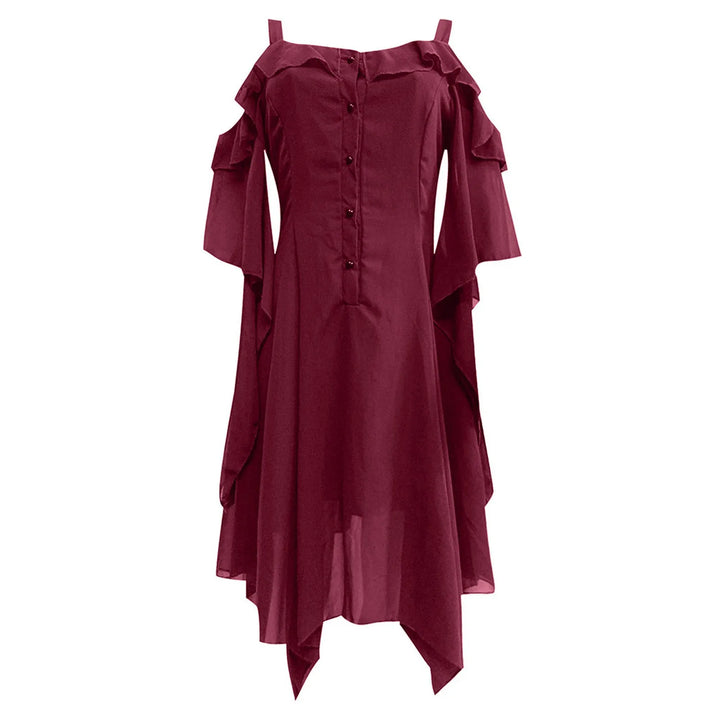 Asymmetrical Steampunk Elf Dress stylish