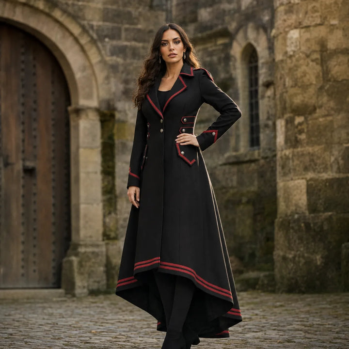 Asymmetrical Steampunk Medieval Coat