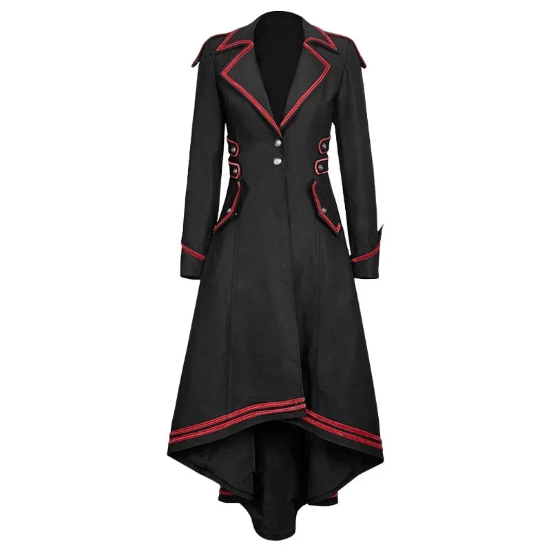 Asymmetrical Steampunk Medieval Coat Unique