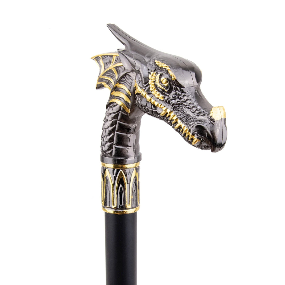 Black Dragon Steampunk Cane perfect