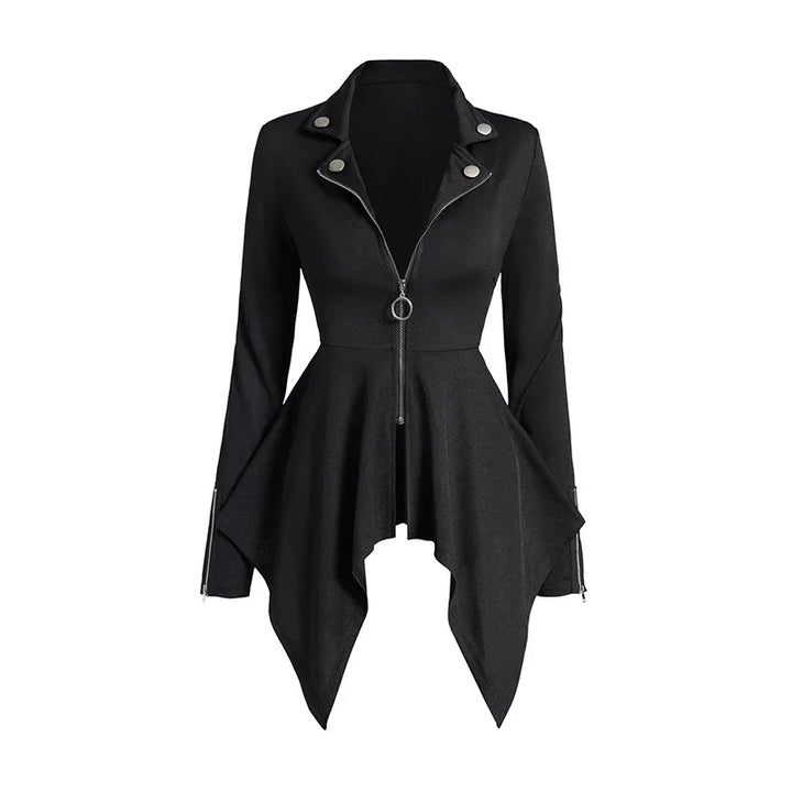 Black Minimalist Steampunk Jacket Design