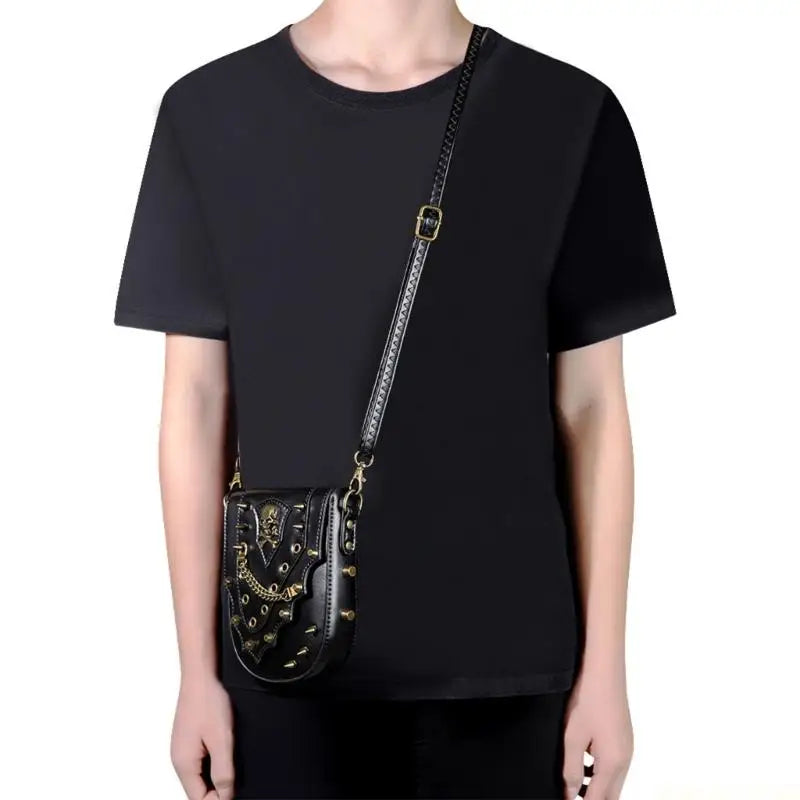 Black Riveted Steampunk Shoulder perfect