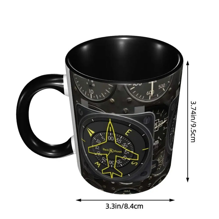 Black Steampunk-Style Mug fashion