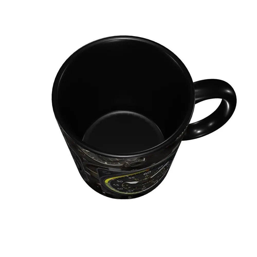 Black Steampunk-Style Mug tendance