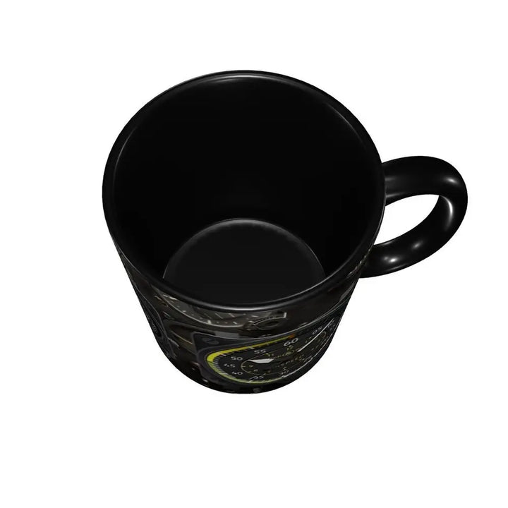 Black Steampunk-Style Mug tendance