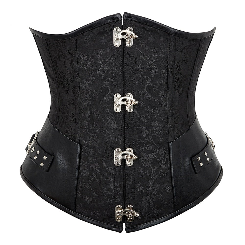 Black Steampunk Corset