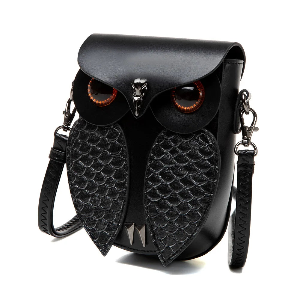 Black Steampunk Owl Bag fashion
