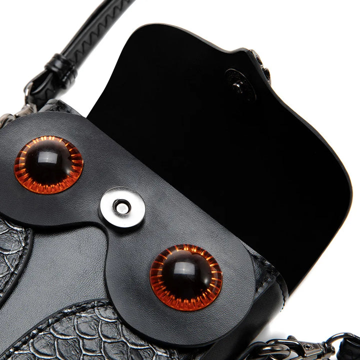 Black Steampunk Owl Bag perfect