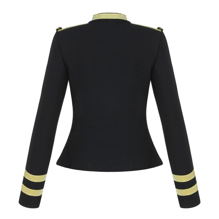 Black and Gold Steampunk Jacket gothic