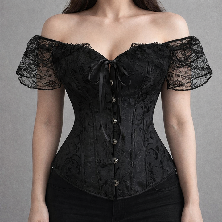 Black victorian corset