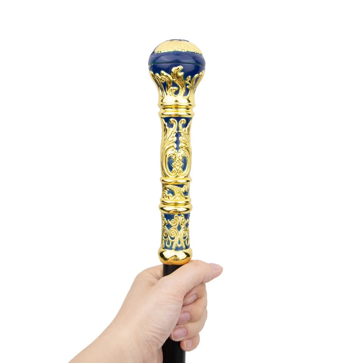 Blue And Gold Steampunk Cane vintage