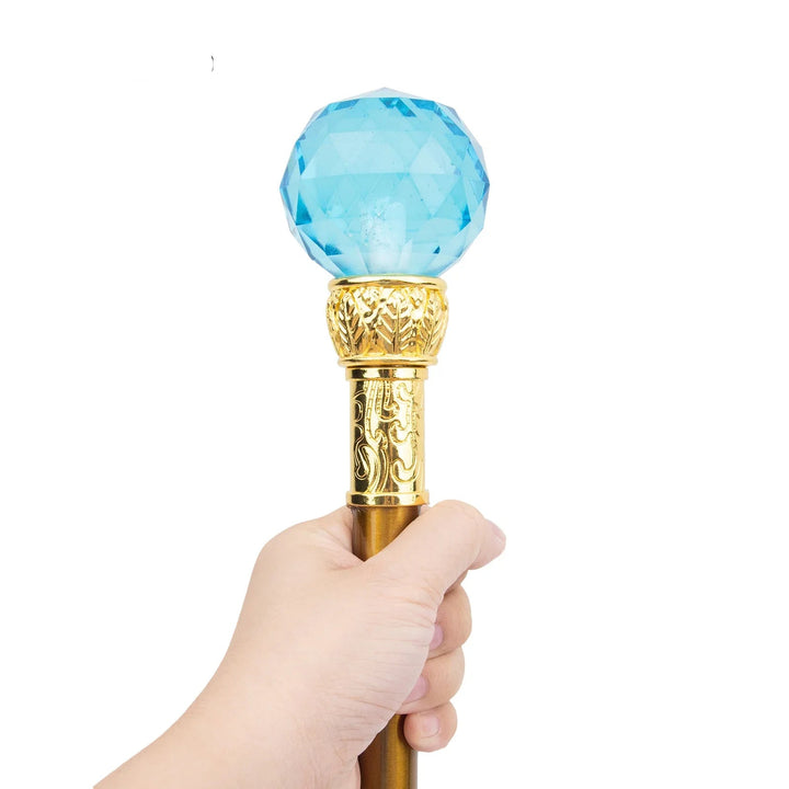 Blue Crystal Steampunk Cane elegant