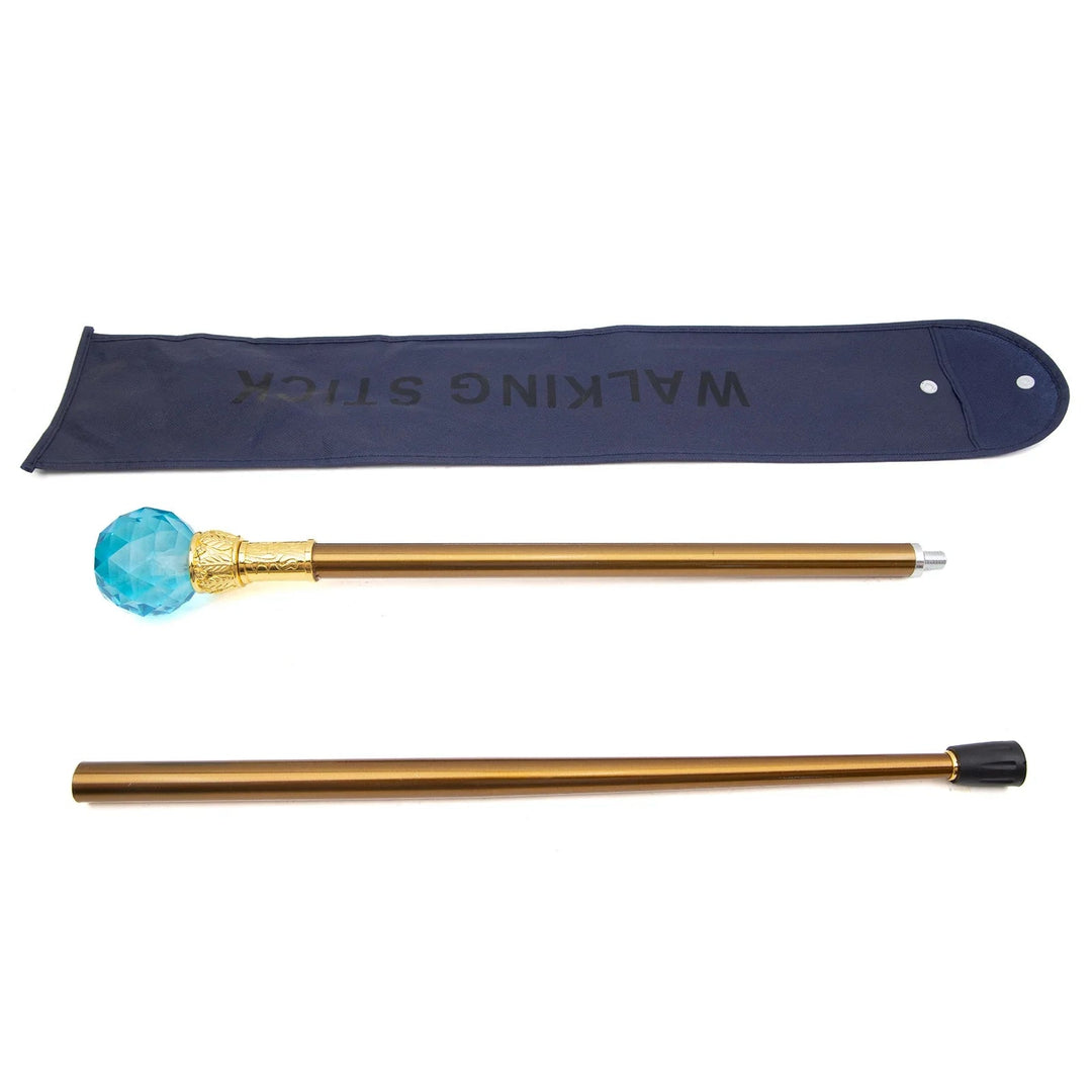 Blue Crystal Steampunk Cane package