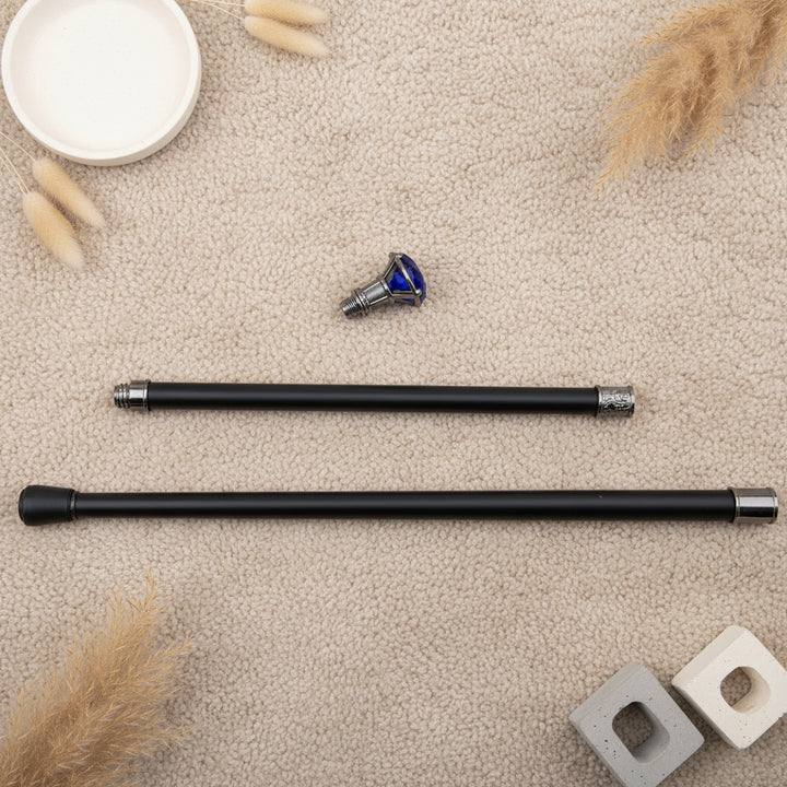 Blue Diamond Steampunk Cane