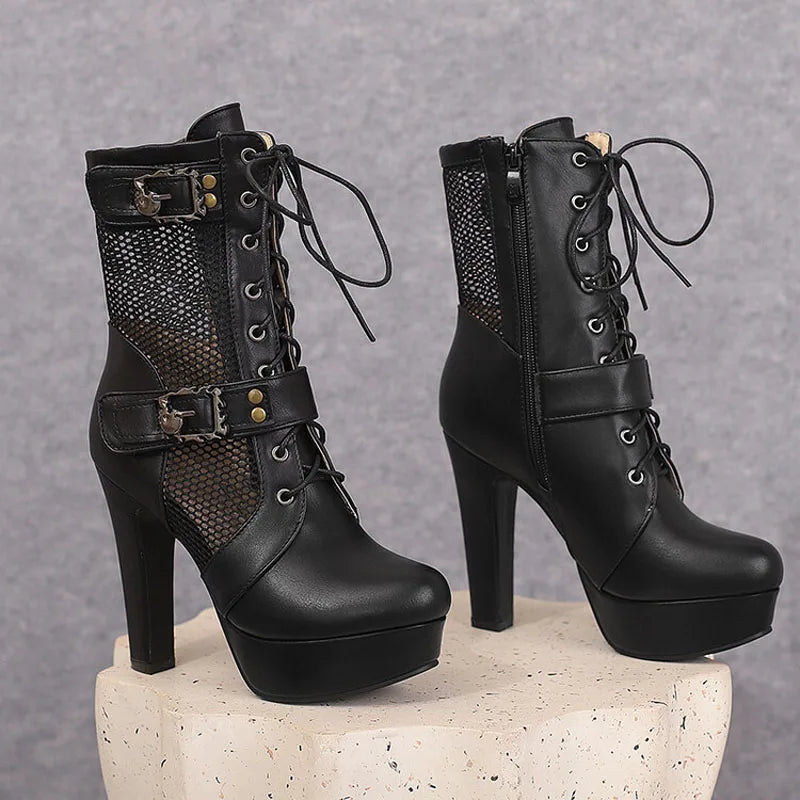Breathable Steampunk Summer Boots
