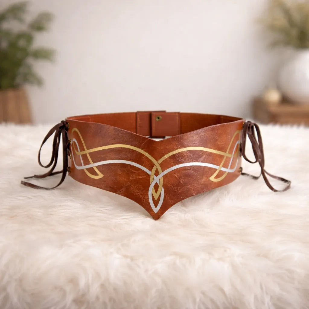 Brown Medieval Steampunk Belt