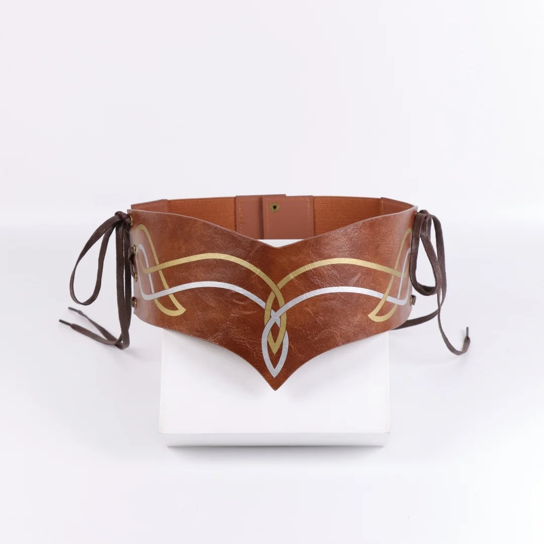 Brown Medieval Steampunk Belt Decor