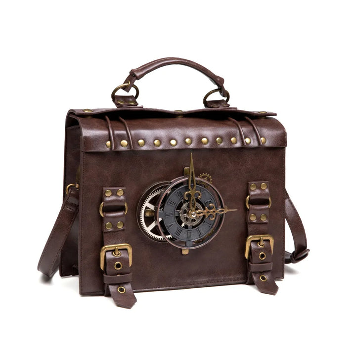 Brown Retro Medieval Steampunk Bag chic