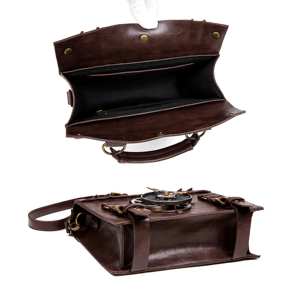 Brown Retro Medieval Steampunk Bag fashionable