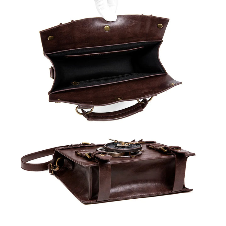 Brown Retro Medieval Steampunk Bag fashionable