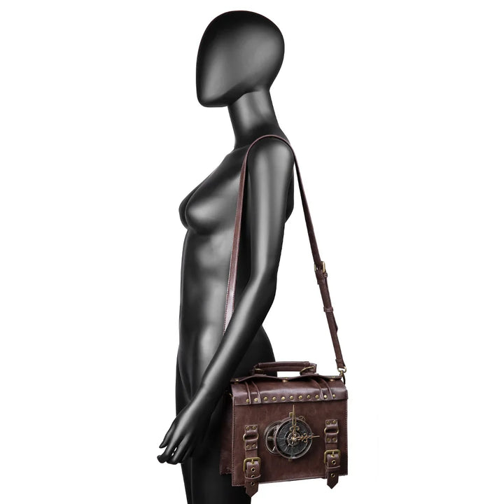 Brown Retro Medieval Steampunk Bag vintage