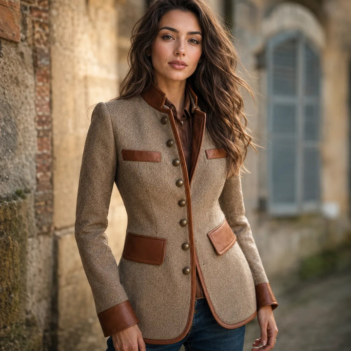 Brown Retro Steampunk Jacket Design